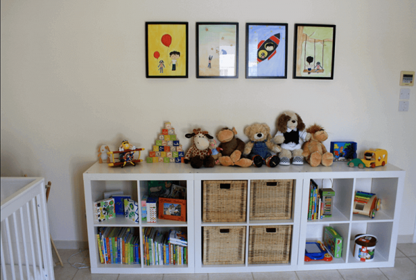 Идеи для хранения игрушек в детской комнате