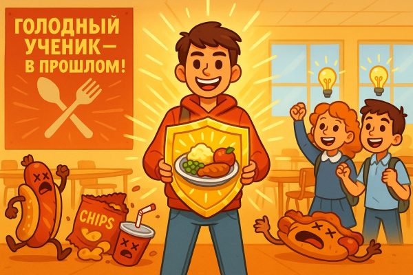 Горячий обед для всех: депутаты предлагают накормить школьников с 1 по 11 класс!