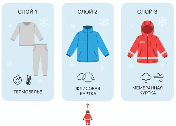 Одеть ребенка зимой: между «не замерзнет» и «не вспотеет»