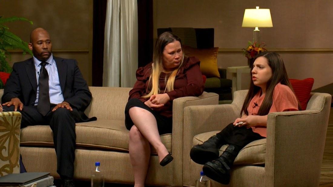 Наталья в одном из документальных фильмов, рассказывающих её историю.