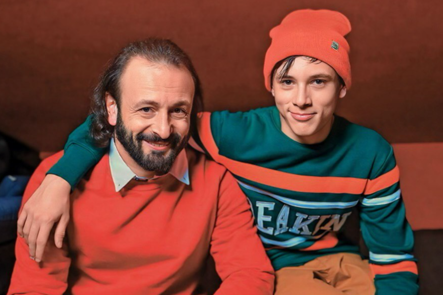 Илья Авербух и его сын Мартин, который выбрал свой путь вне фигурного катания.