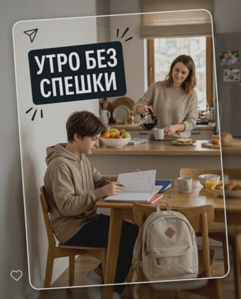 Иллюстрация к статье: Утро без спешки