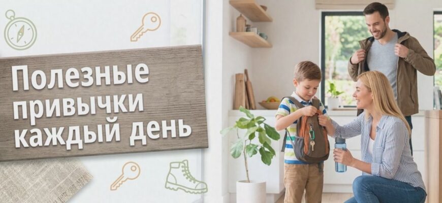 Иллюстрация к статье: Полезные привычки каждый день