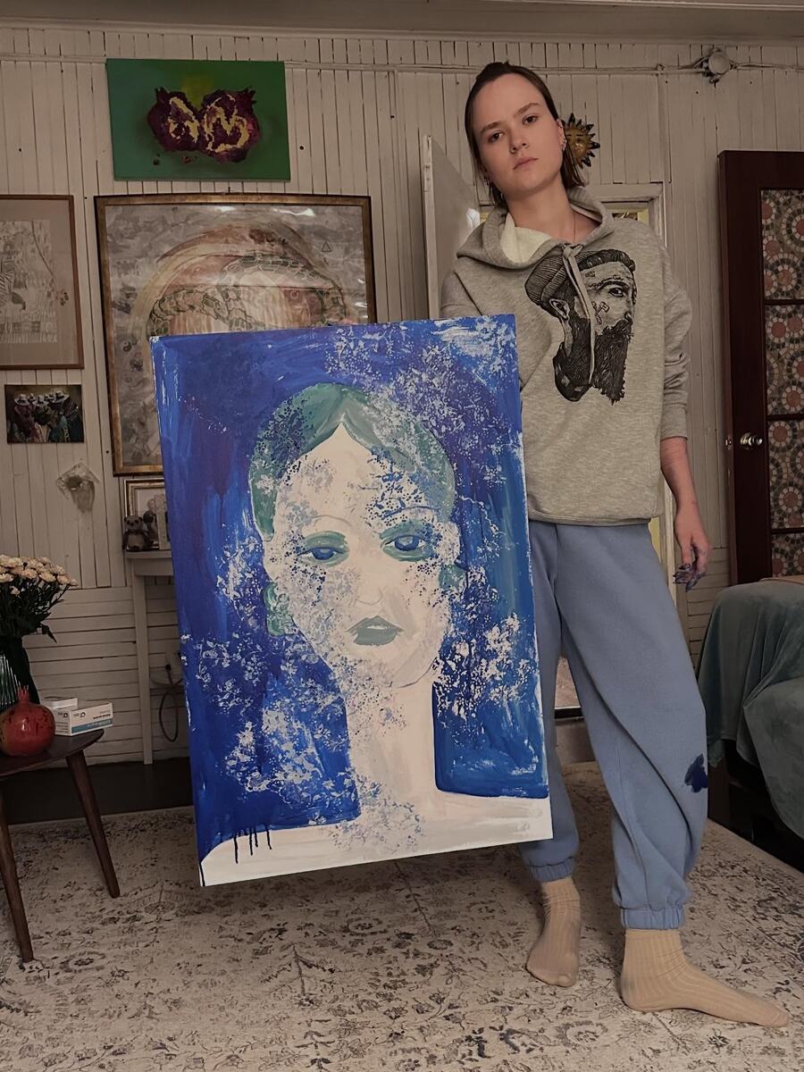 Мария Яцко, дочь Елены, пошла по творческому пути дизайна.