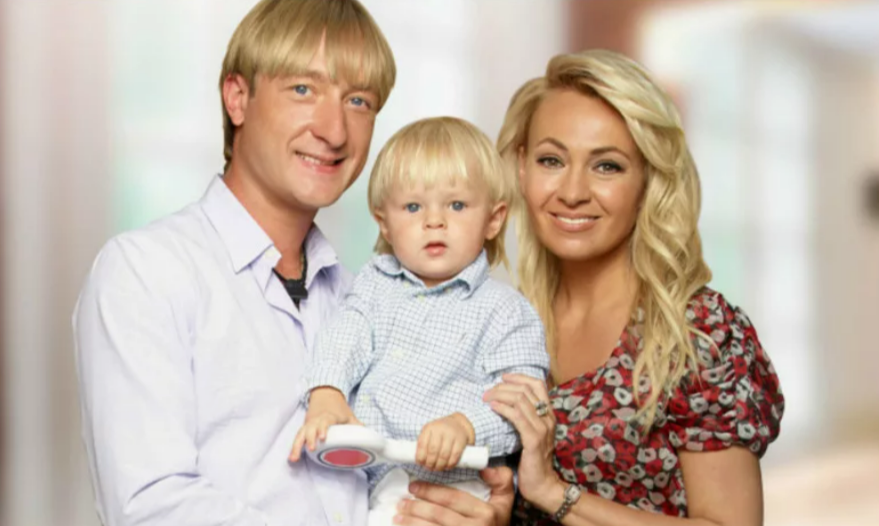 Семейный подряд: Саша Плющенко с родителями в рекламной кампании.