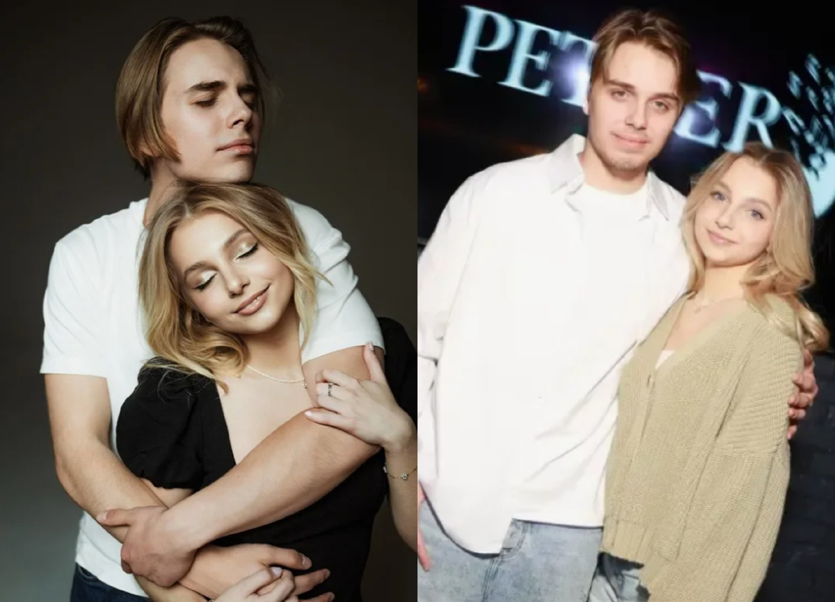 На фото: Андрей и Виктория.