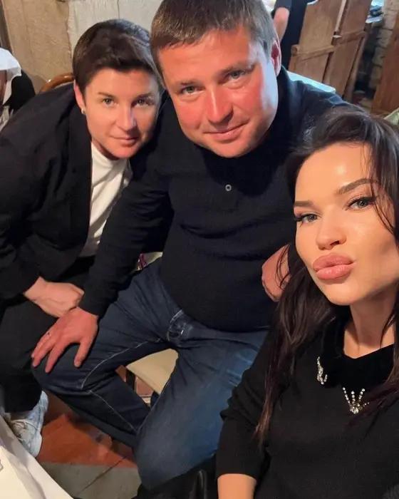 Екатерина Леви в кругу семьи