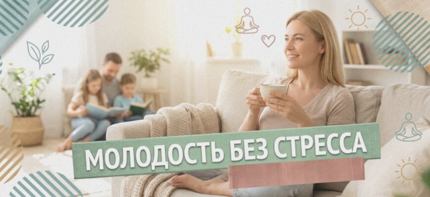 Иллюстрация к статье: Молодость без стресса