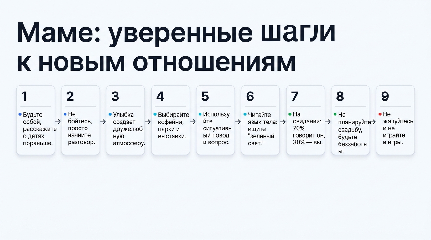 Как маме познакомиться первой: шаги к новым отношениям