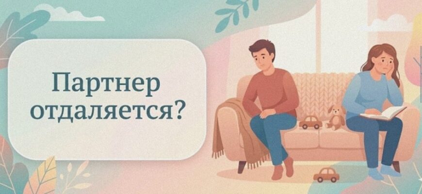 Иллюстрация к статье: Партнер отдаляется?
