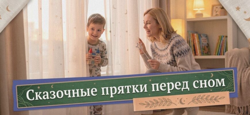 Иллюстрация к статье: Сказочные прятки перед сном