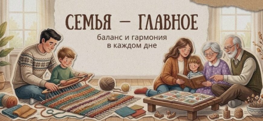 Иллюстрация к статье: Семья — главное