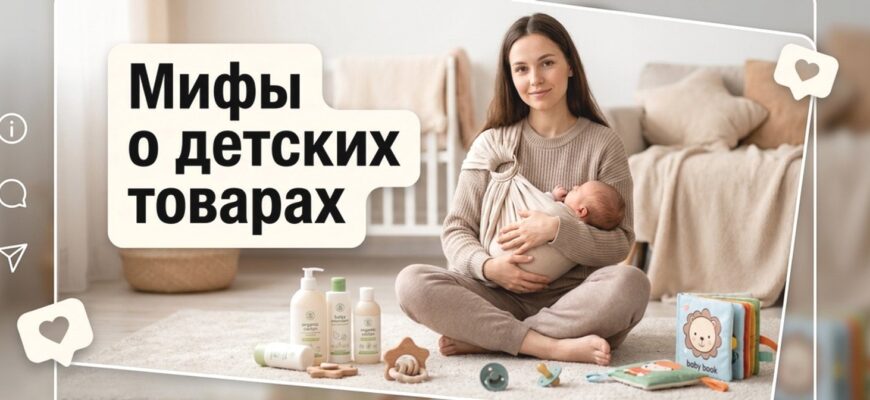 Иллюстрация к статье: Мифы о детских товарах