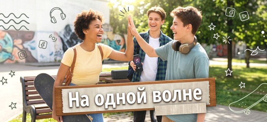 Иллюстрация к статье: На одной волне