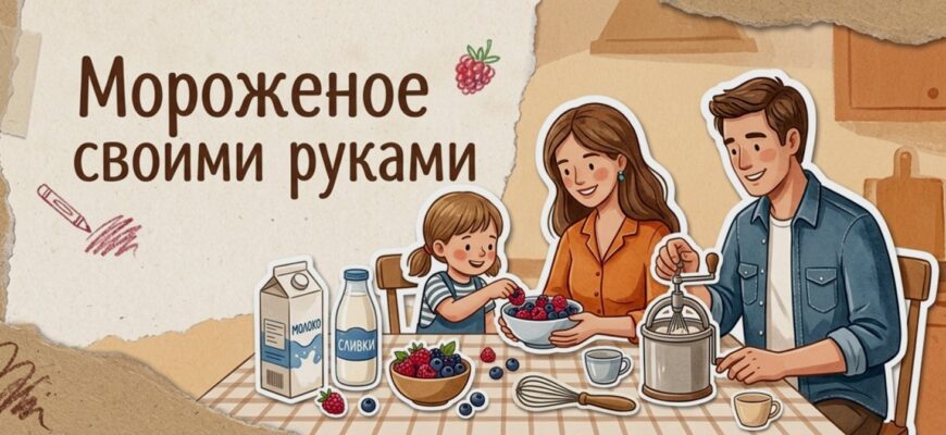 Иллюстрация к статье: Мороженое своими руками