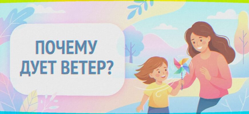 Почему дует ветер: как рассказать ребёнку о движении воздуха