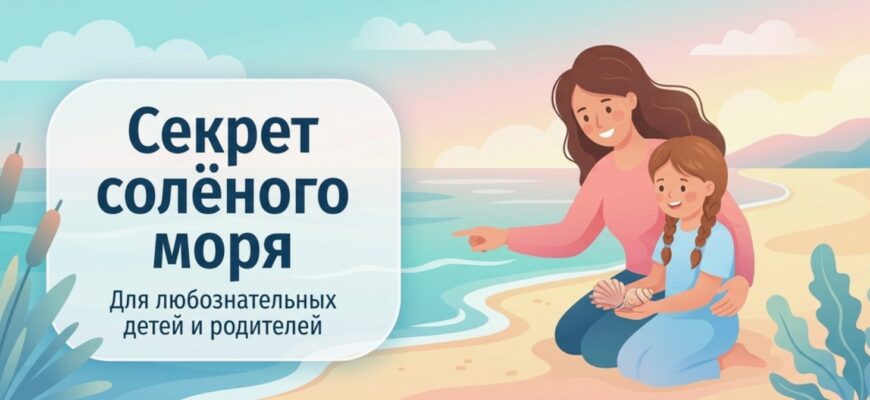 Иллюстрация к статье: Секрет солёного моря