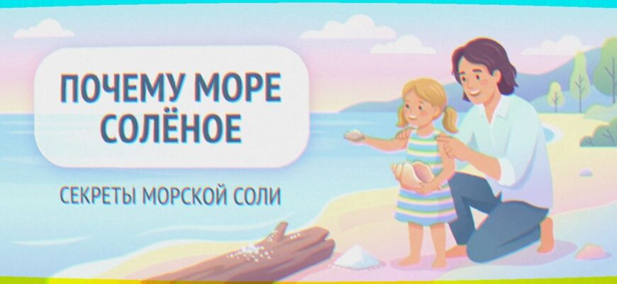 Иллюстрация к статье: Почему море солёное