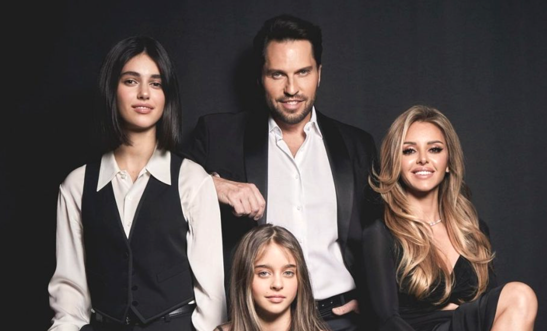 Семейные моменты: Александр и Анжелика с дочерьми.