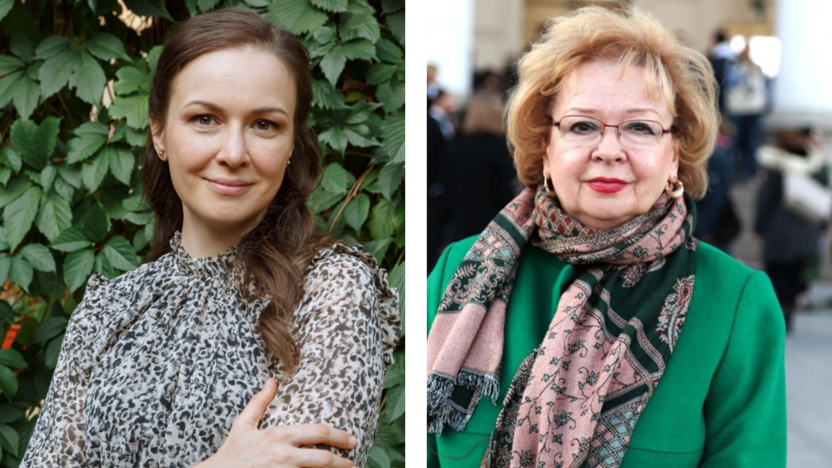 Анна Тараторкина и её мама, Екатерина Маркова.