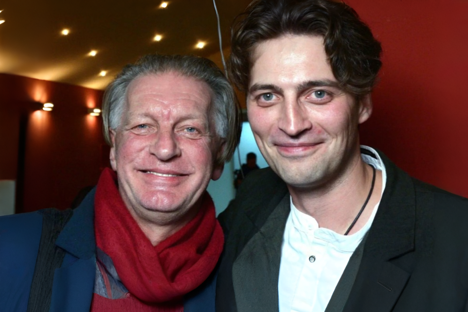 Иван Колесников с отцом Сергеем: высокий рост и аристократичная манера, унаследованные от отца.