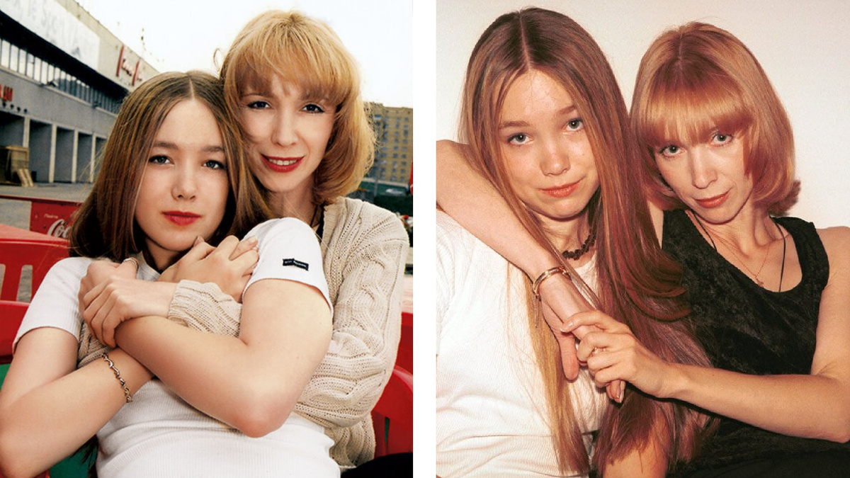 Дарья Мороз с мамой Мариной Левтовой.