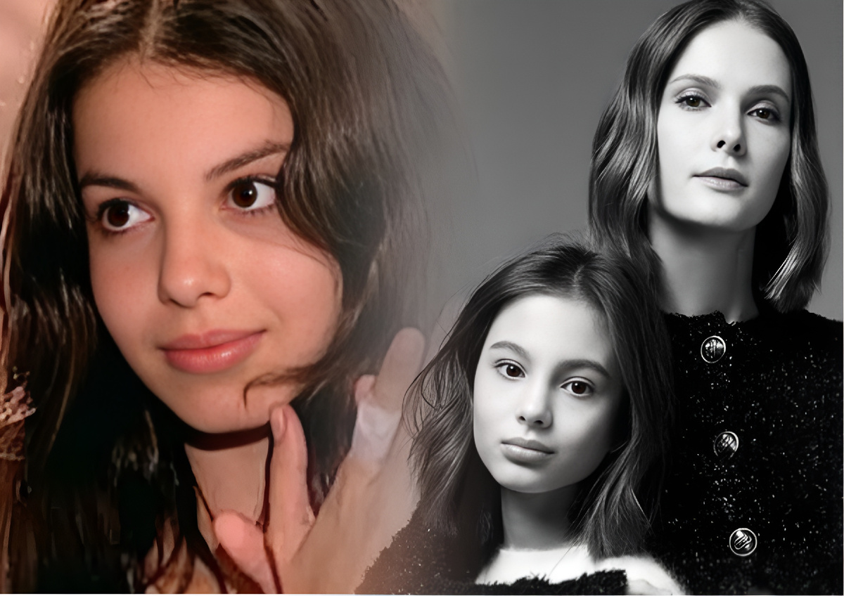 Полина с мамой Светланой Ивановой, рядом — кадр с Самирой