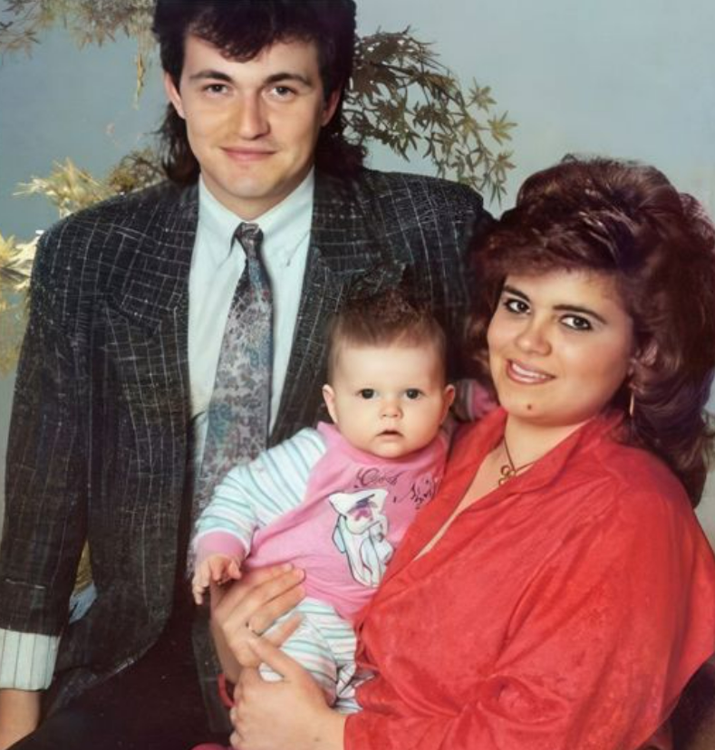 Дмитрий Дибров с Ольгой, своей второй женой, и дочерью Ладой.