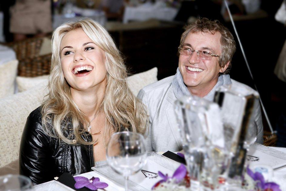 Дмитрий Дибров с третьей женой Александрой Шевченко.