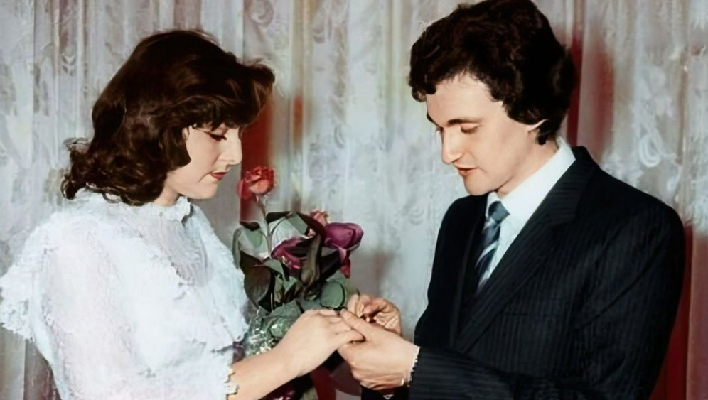 Дмитрий Дибров в молодости со своей первой супругой Эльмирой.