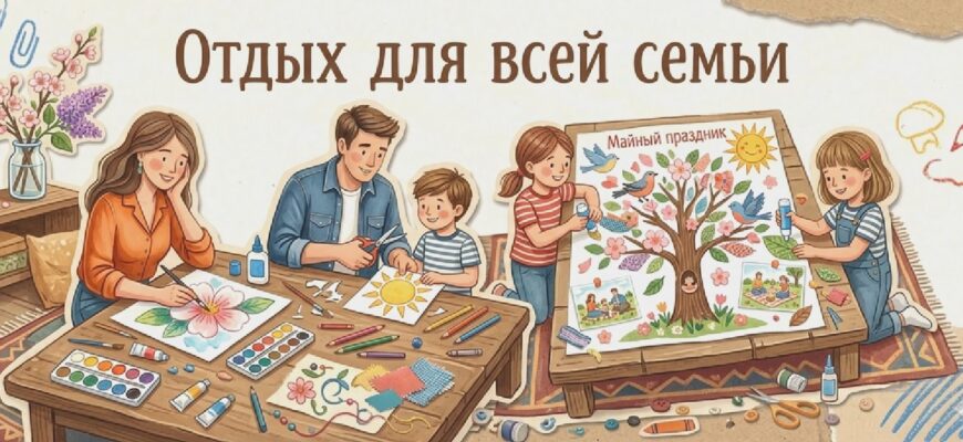 Иллюстрация к статье: Отдых для всей семьи