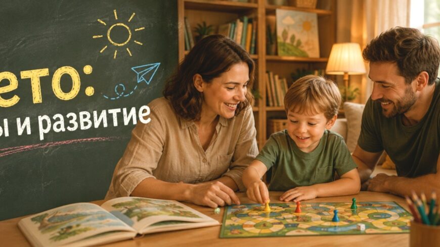 Иллюстрация к статье: Лето: игры и развитие