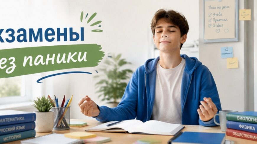 Иллюстрация к статье: Экзамены без паники