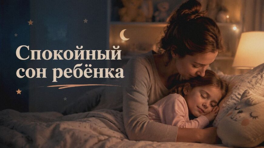 Иллюстрация к статье: Спокойный сон ребёнка