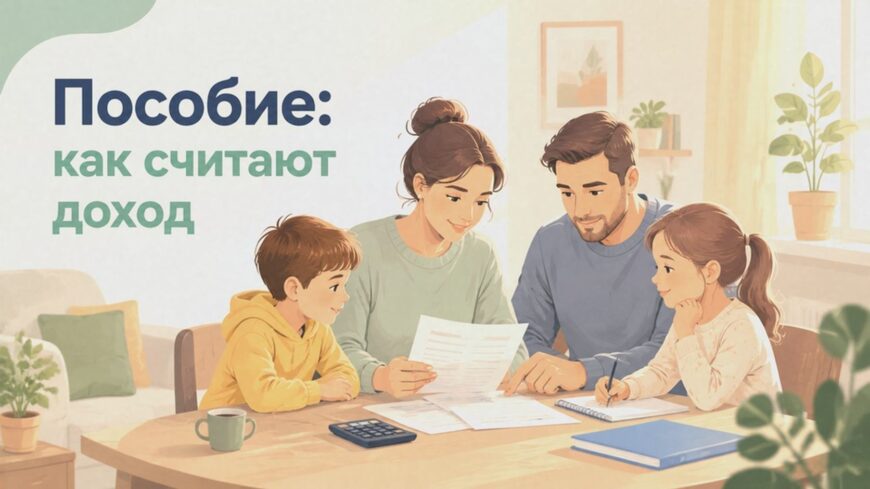 Иллюстрация к статье: Пособие: как считают доход