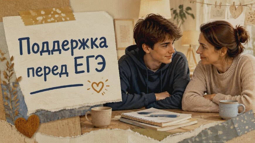 Иллюстрация к статье: Поддержка перед ЕГЭ