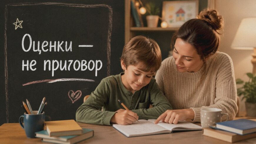 Иллюстрация к статье: Оценки — не приговор