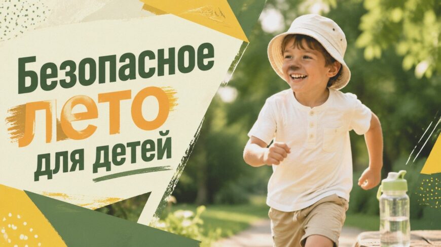 Иллюстрация к статье: Безопасное лето для детей