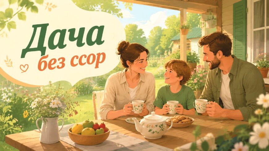 Иллюстрация к статье: Дача без ссор