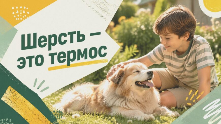 Иллюстрация к статье: Шерсть — это термос