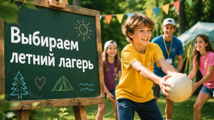 Иллюстрация к статье: Выбираем летний лагерь