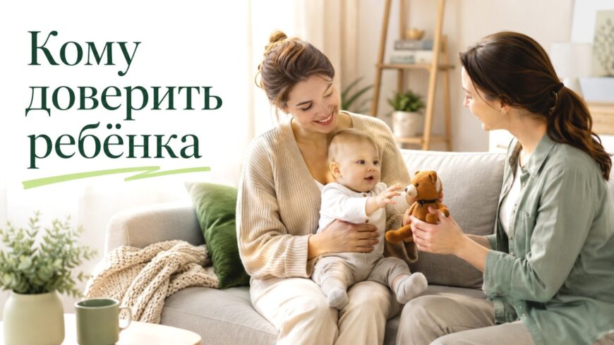 Иллюстрация к статье: Кому доверить ребёнка