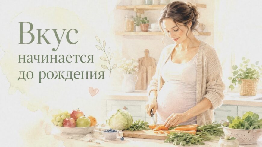 Иллюстрация к статье: Вкус начинается до рождения