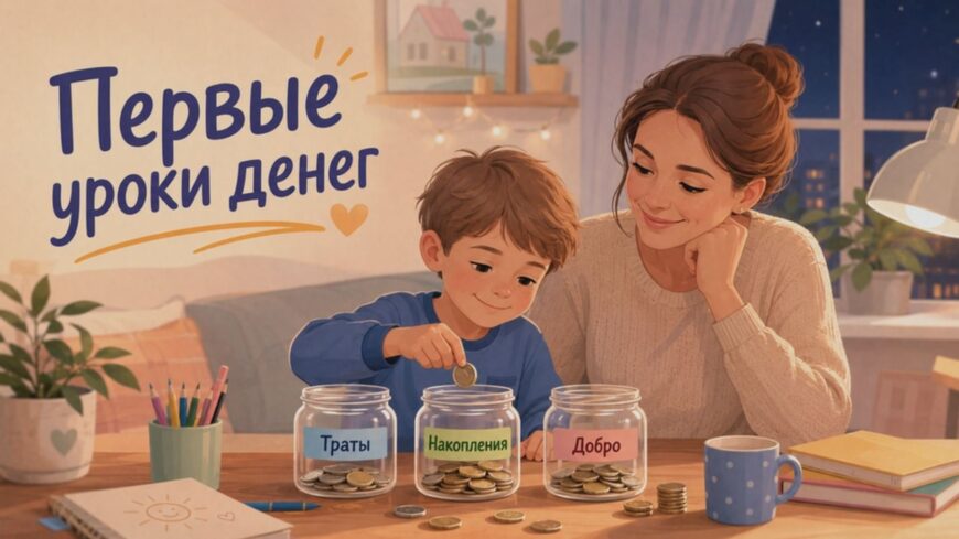 Иллюстрация к статье: Первые уроки денег