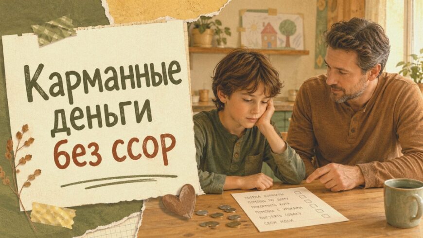 Иллюстрация к статье: Карманные деньги без ссор