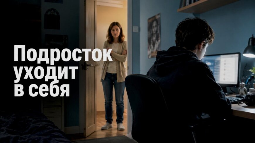 Иллюстрация к статье: Подросток уходит в себя