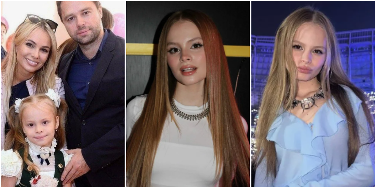 Милана Стар в детстве и сейчас.