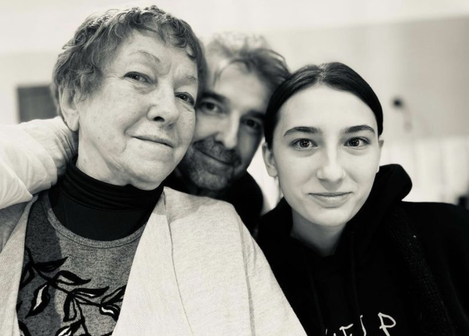 Ольга Волкова в кругу близких.