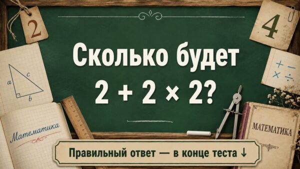 Тест: Насколько хорошо вы помните школьную программу?