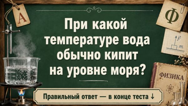 Тест: Насколько хорошо вы помните школьную программу?